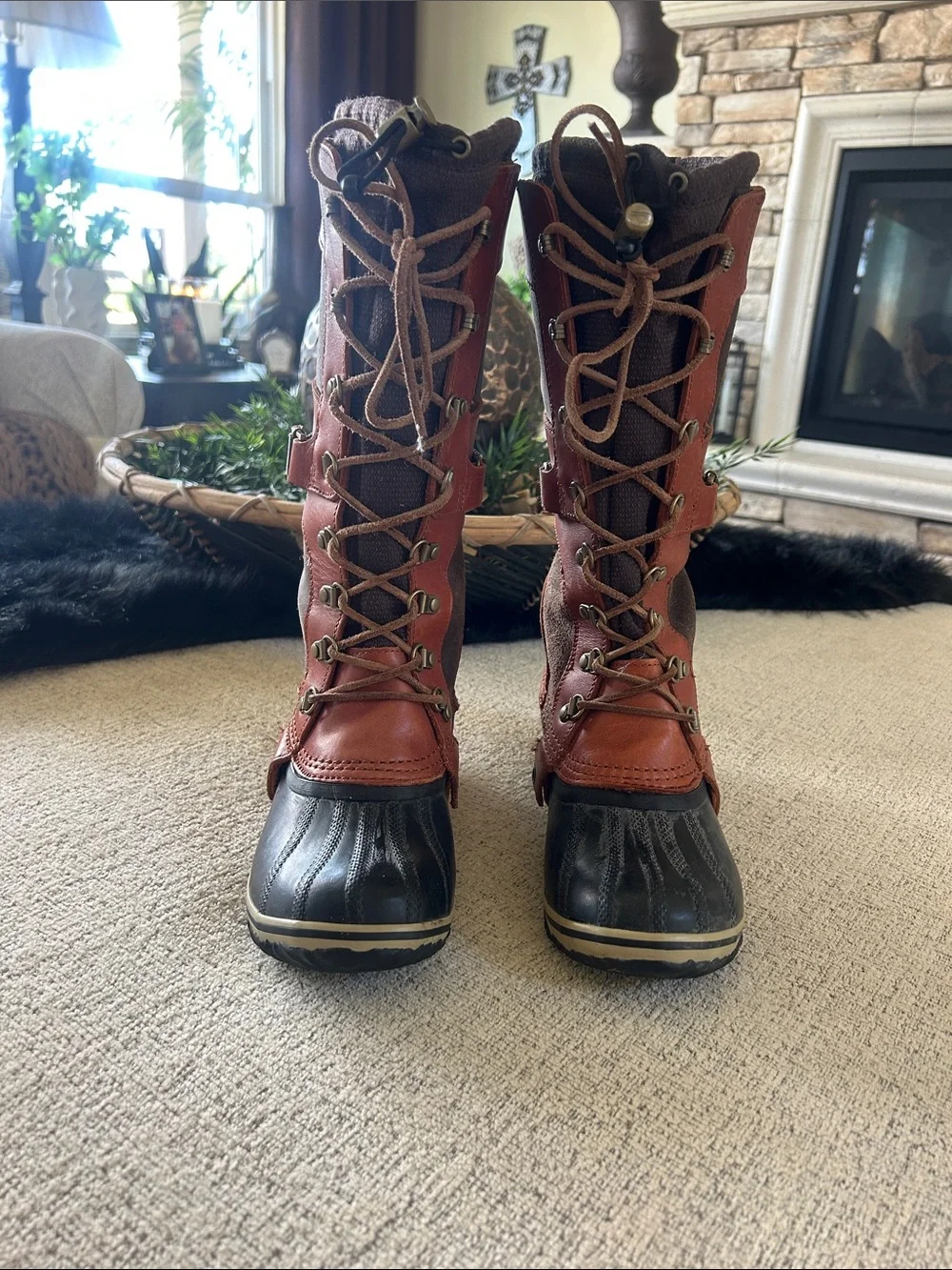 Sorel ConquestCarly Lace Up Boots